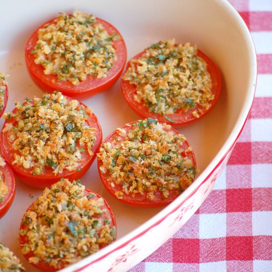 Tomatoes Provencal - Recipe photo by Onze Franse Keuken