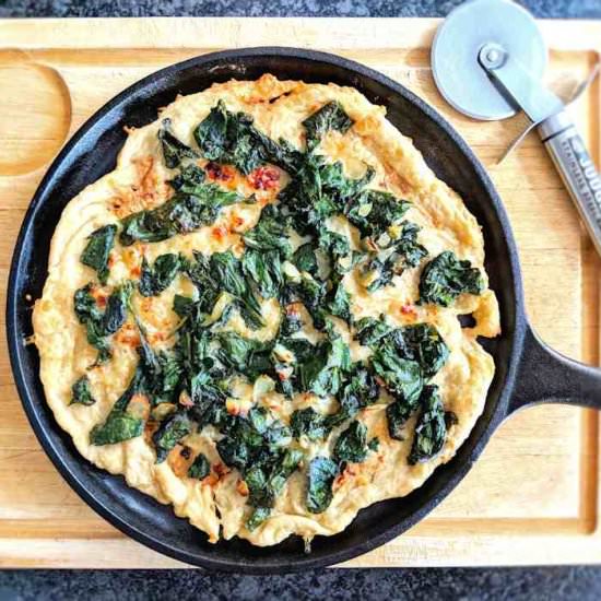 Beet leaf tart - Recipe photo by Cuisine Fiend