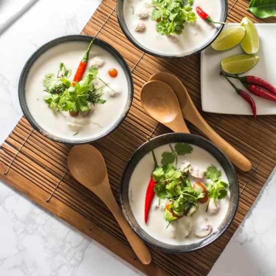 Tom Kha Gai - Recipe photo by wokandskillet