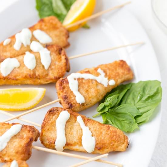 Beer Battered Fish with Cream Sauce - Recipe photo by Azestybite
