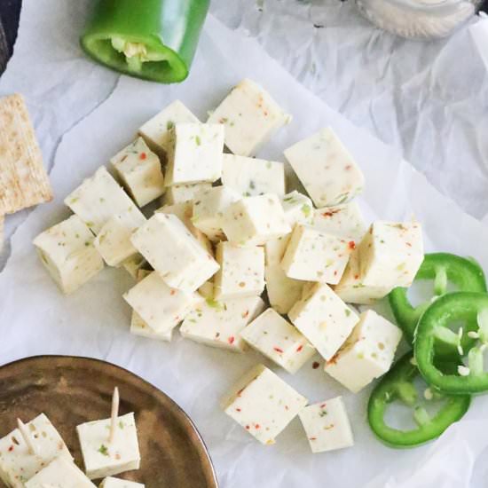 Vegan Pepper Jack Cheese - Recipe photo by veganblueberry