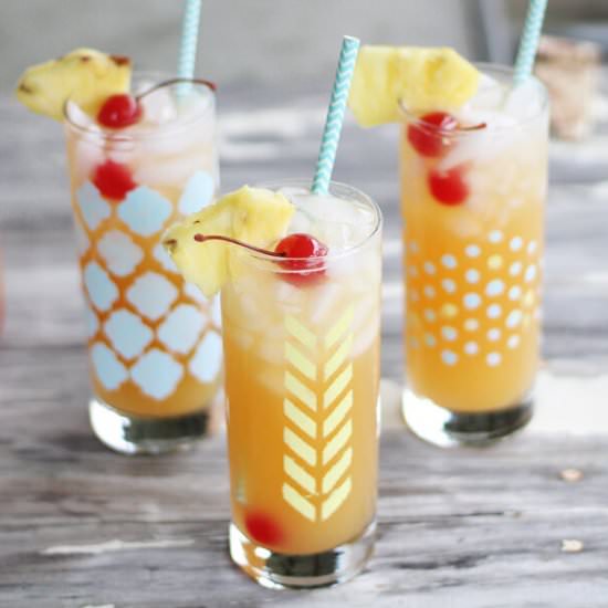 Tropical Lemonade Mocktail - Recipe photo by Buy This Cook That