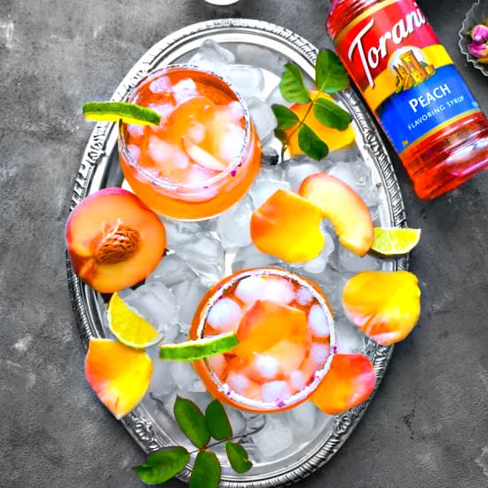 Peach Rose Margarita - Recipe photo by EasycookingwithMolly