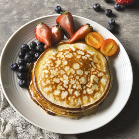 Gluten-Free, High-Protein Pancakes - Recipe photo by myfridayfoodswings