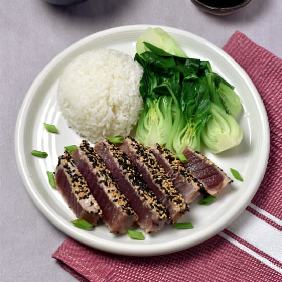 Sesame Ahi Tuna Steaks - Recipe photo by wednesdaynightcafe