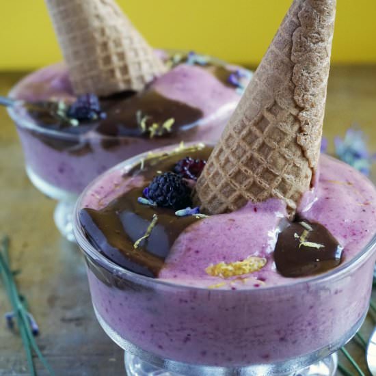Lavender Nice Cream - Recipe photo by Gillian Elizabeth