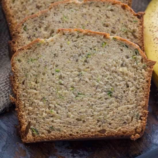 Zucchini Banana Bread - Recipe photo by peasandpeonies