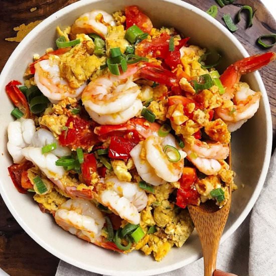 Chinese Stir-Fry Ketchup Shrimp - Recipe photo by IHeartUmami