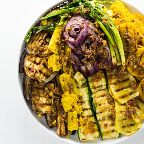 Grilled Summer Vegetables - Recipe photo by Spoonabilities