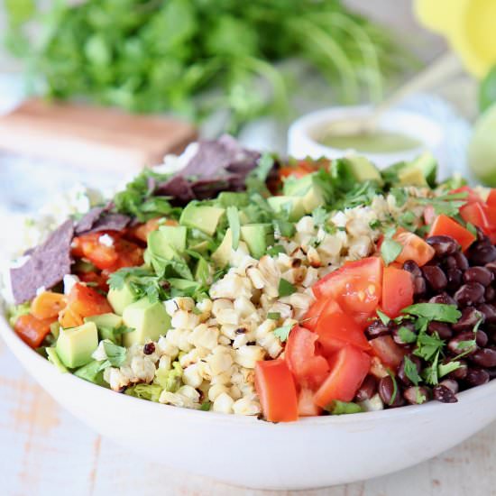 Grilled Romaine Chopped Salad - Recipe photo by Whitney Bond