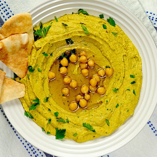 Hummus, Tabbouleh & Baba Ganoush - Recipe photo by SipsNibblesBites