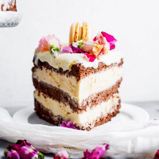 The Best Chocolate Ice Cream Cake - Recipe photo by MunchkinTime
