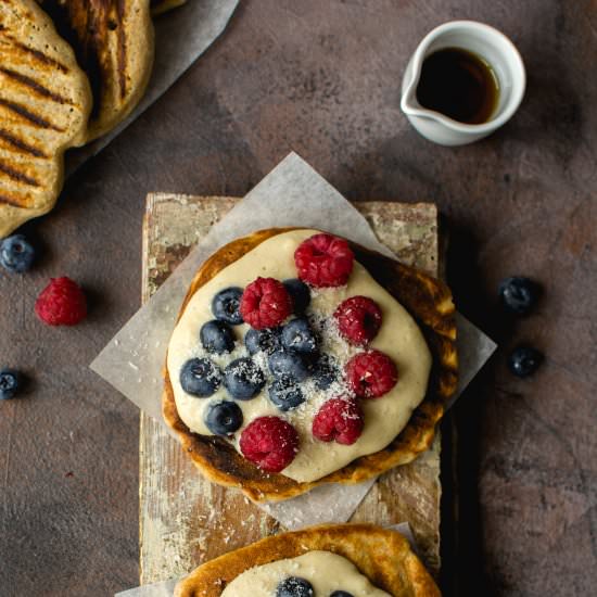 Waffles from the frying pan - Recipe photo by Flymetothespoon
