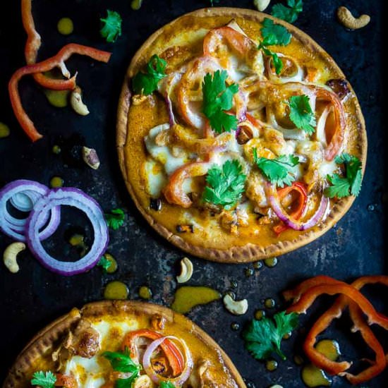 Thai Chicken Flatbread Pizza - Recipe photo by Went Here 8 This