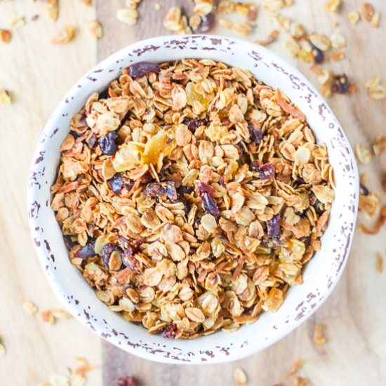 Tropical Granola - Recipe photo by SugarSpicesLife