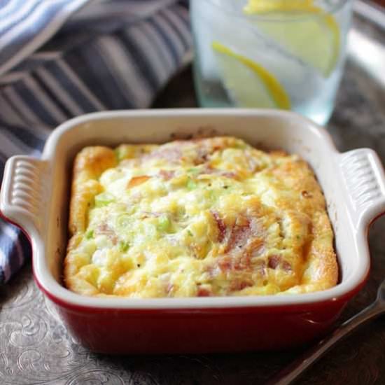 Goat Cheese & Prosciutto Quiche - Recipe photo by One Dish Kitchen