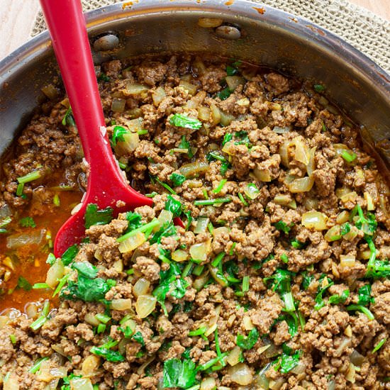 Indian keema ground beef curry - Recipe photo by dailycookingquest