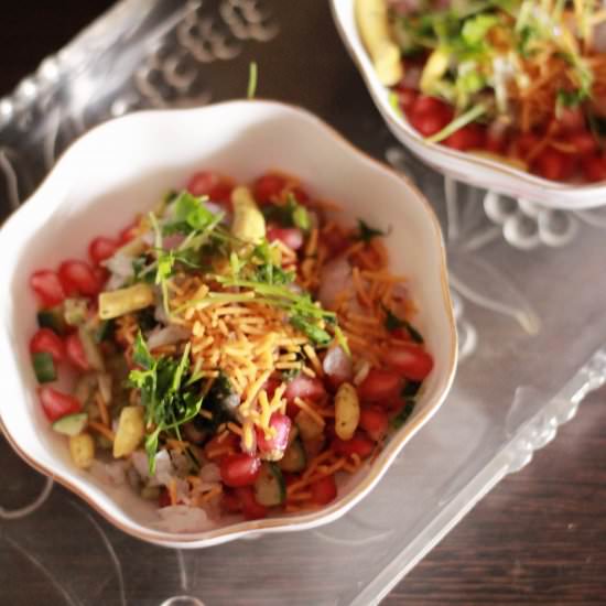 Pomegranate Chaat - Recipe photo by evergreendishes