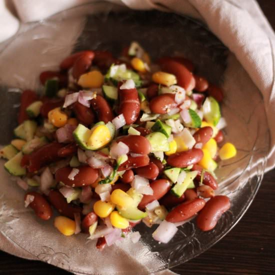 Kidney Bean and Corn Salad - Recipe photo by evergreendishes
