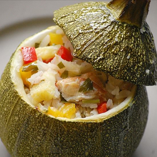 Stuffed zucchini - Recipe photo by Onze Franse Keuken