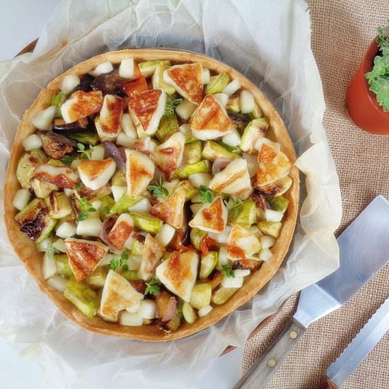 Vegetable And Mastelo Cheese Tart - Recipe photo by cookandfeed
