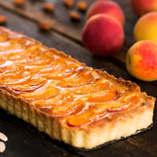 Apricot Frangipane Tart - Recipe photo by Home Cooking Adventure