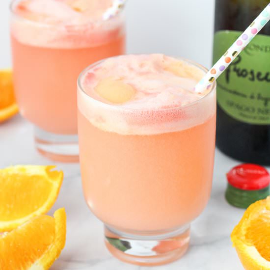 Negroni Sparkling Sorbet Float - Recipe photo by Lydi Out Loud