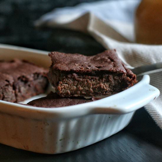 Rye flour protein brownies - Recipe photo by Lemabor
