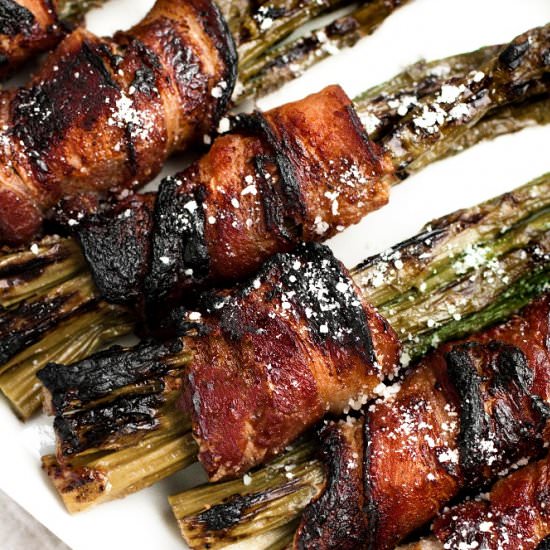 Bacon-Wrapped Maple Asparagus - Recipe photo by realbalanced