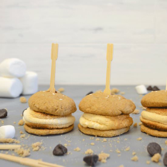 S'mores Cookie Sandwich - Recipe photo by Perspective Portions