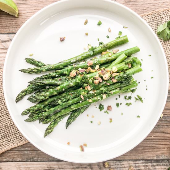 Roasted Asparagus with Garlic - Recipe photo by cookingwithbliss