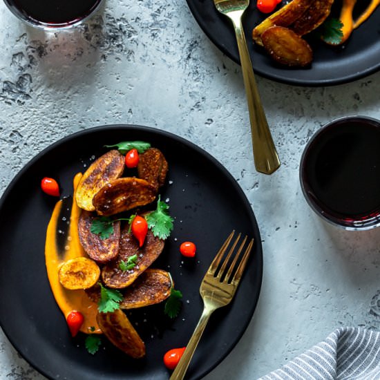 Crispy Patatas Bravas - Recipe photo by lepetitchefsb