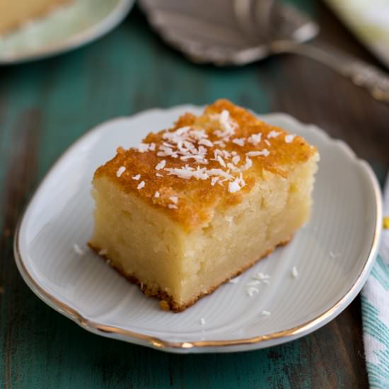 Hawaiian Butter Mochi - Recipe photo by Wild wild whisk