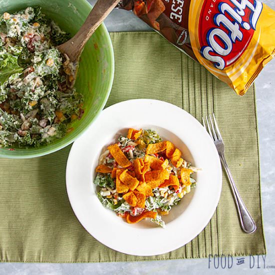 Kale Corn Chip Summer Salad - Recipe photo by Food and DIY