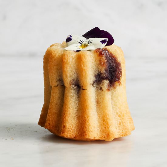Blueberry Friand - Recipe photo by High Tea Society