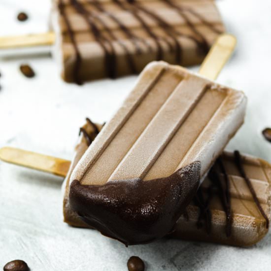 Cashew Coffee Popsicles - Recipe photo by Zest and Lemons