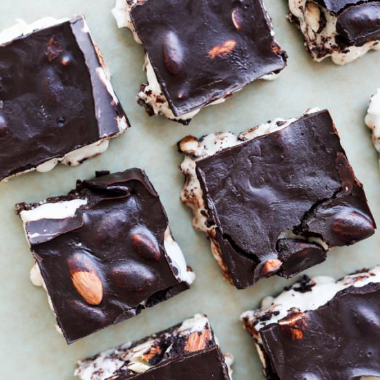 No Bake Almond Joy Bars - Recipe photo by Chew This Up