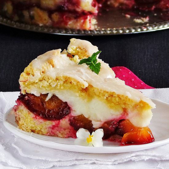 Plum Cake with Pudding - Recipe photo by Izaa