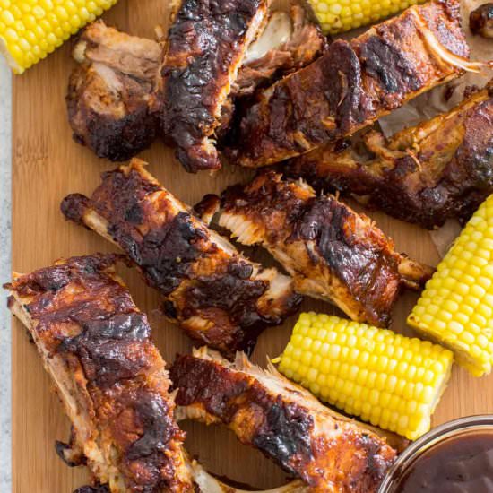 Best Instant Pot Ribs - Recipe photo by peasandpeonies
