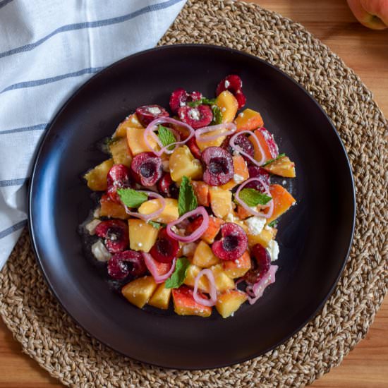 Stone Fruit Salad - Recipe photo by forwardeats