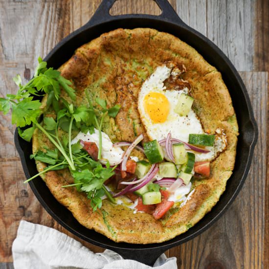 Herby Dutch Baby - Recipe photo by EatChoFood