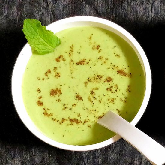 Cold cucumber soup - Recipe photo by Divyas Nalabhagam