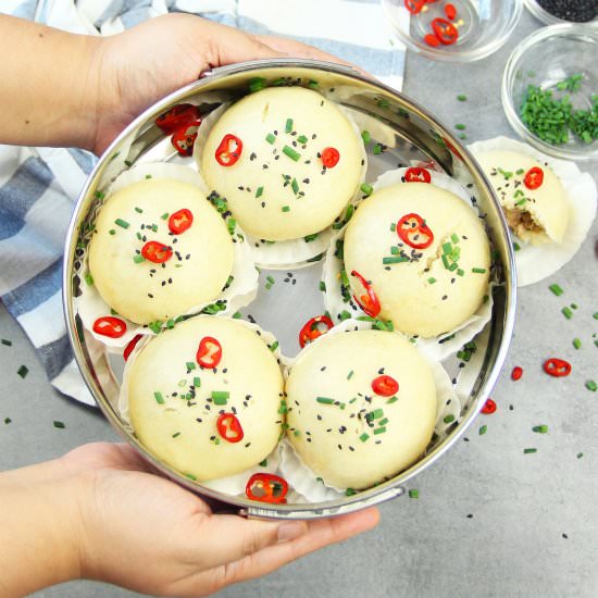 Chinese Steamed Buns - Recipe photo by El Mundo Eats