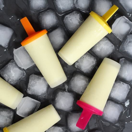 Pineapple Coconut Milk Ice Lollies - Recipe photo by Searchingforspice
