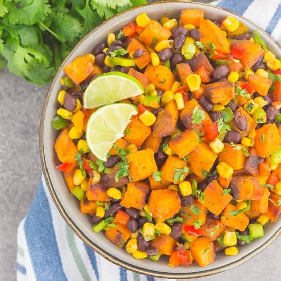 Southwestern Sweet Potato Salad - Recipe photo by pumpkinnspice
