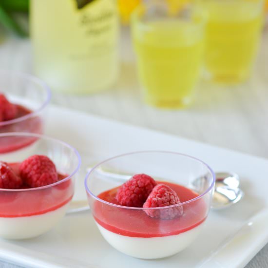 Limoncello Panna Cotta - Recipe photo by Partylicious