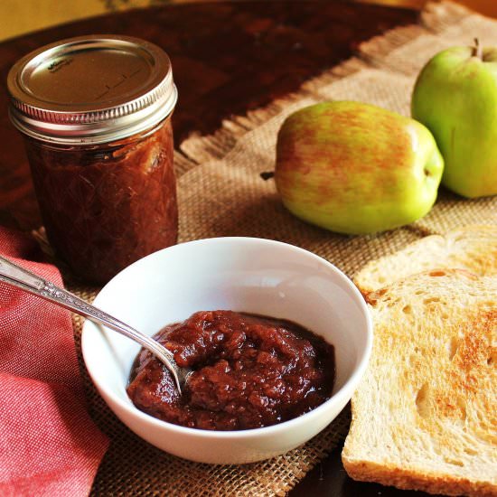 Slow Cooker Spiced Apple Butter - Recipe photo by TwoBitTart