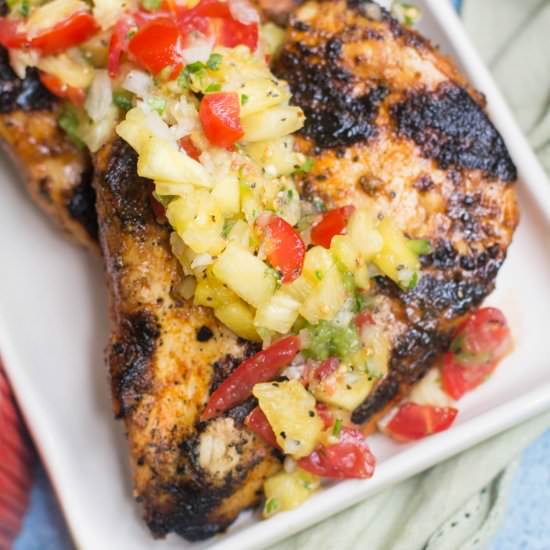 Caribbean Grilled Chicken - Recipe photo by thecleaneatingcouple