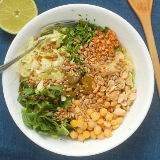 Burmese Ginger and Garlic Salad - Recipe photo by alisonsallspice
