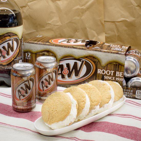 Root Beer Float Ice Cream Sandwich - Recipe photo by TheKitchenWhisperer